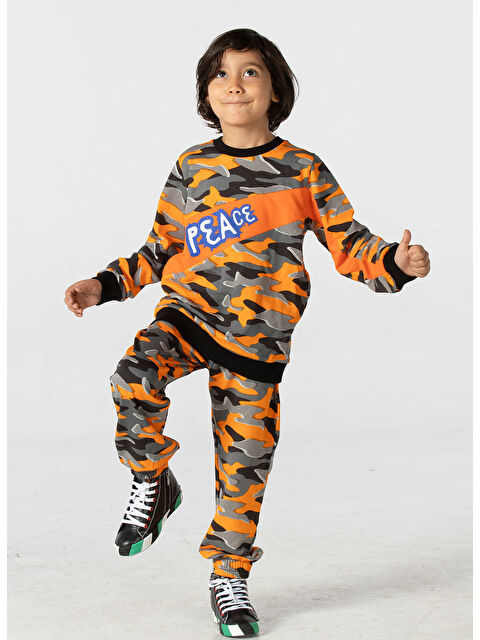 Casabony Peace Kamuflaj Eşofman Takım - S000263492-37444