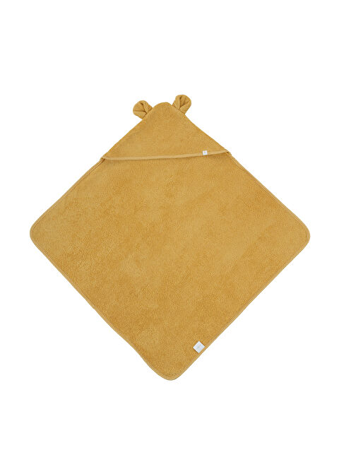 İrya Tiny Bear Organik Pamuk Bebek Kundak Hardal 75x75 - S000503552-7379