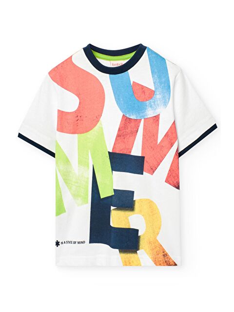 Boboli Summer Baskılı Erkek Çocuk Tshirt - S000465195-23173