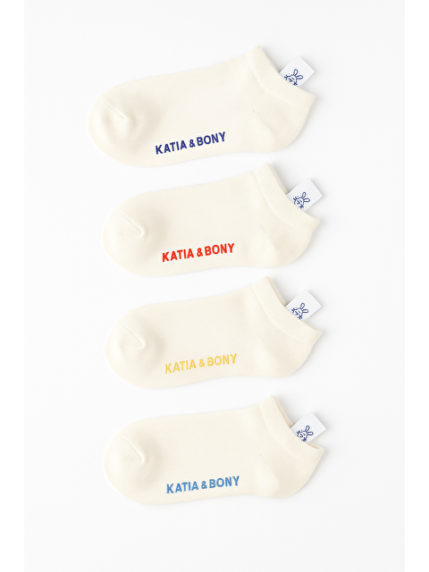 Katia And Bony Çocuk Aksesuarlı 4'Lü Paket Step Çorap - S000375308-19965