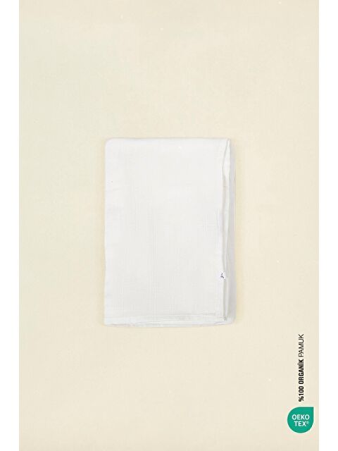 İrya BebeMarin Çok Amaçlı Müslin Örtü 120x120 Beyaz - S000503721-20063