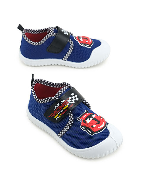 Gezer Yazlık Erkek Çocuk Rahat Taban Cırt Cırtlı Ayarlanabilir Keten Ayakkabı