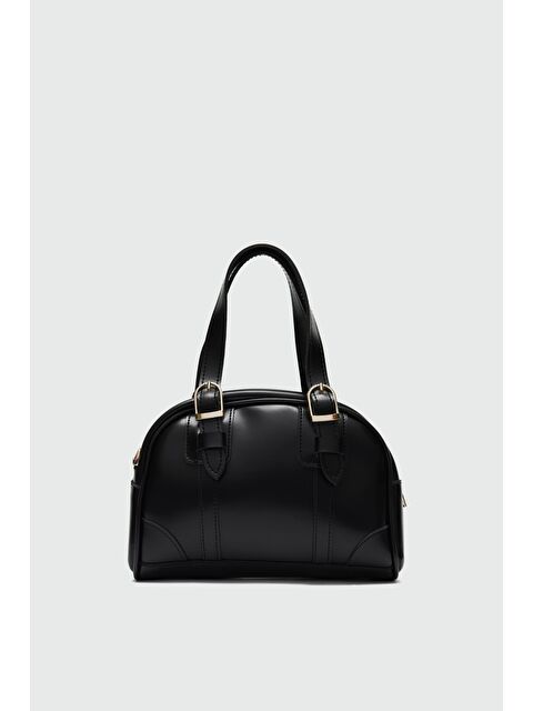 Shulebags Peggy Oval Çapraz Çanta Siyah - S000423915-19351