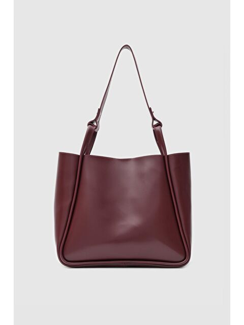 Shulebags Pera Omuz Çantası Bordo - S000423601-19951