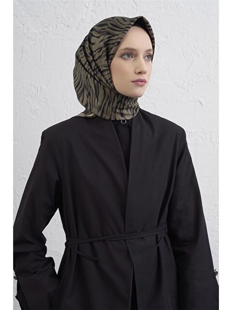 ARMİNE Klasik Desenli Saf İpek Twill Eşarp 9435D 40 - S000500646-29705