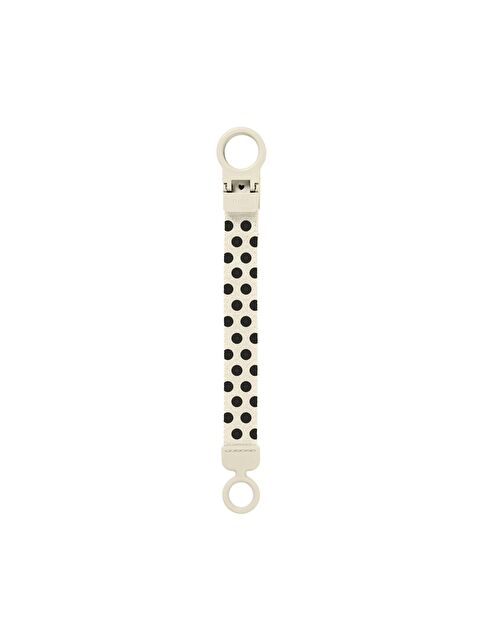 Bibs Studio Loop Emzik Askısı Polka- Ivory Black