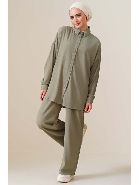 Bigdart T5858 Örme Tesettür İkili Takım - Çağla - S000089579-5236