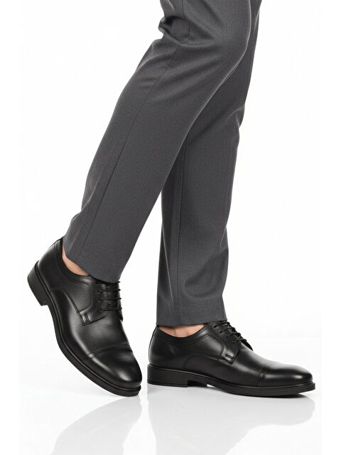 Ayakmod Siyah Hakiki Deri Erkek Casual Ayakkabı 917 M - S000514471-19351