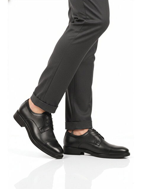 Ayakmod Siyah Hakiki Deri Erkek Casual Ayakkabı 821 M - S000514472-19351