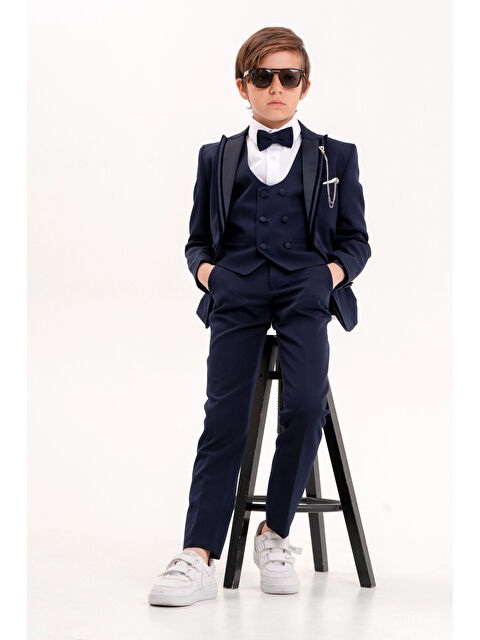 Myhanne Papyonlu Ceketli Takım Elbise 4214 - S000357121-21164