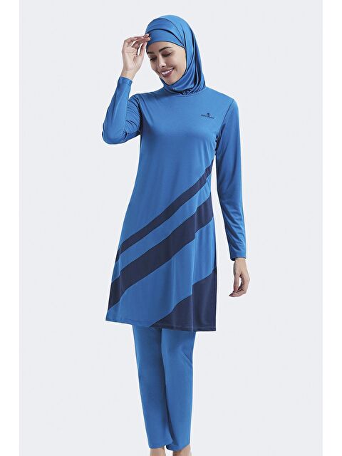 C&City Tam Kapalı Tesettür Mayo C11020 Petrol/Lacivert - S000215957-20019