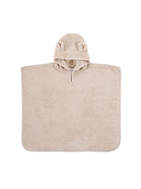 İrya Tiny Bear Organik Pamuk Çocuk Panço Bej - S000503742-19928