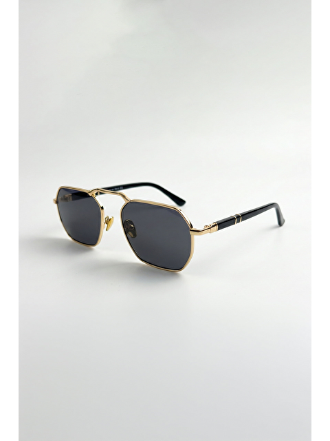 Abluka Online Erkek Metal Çerçeveli Dikdörtgen Gözlük Siyah - S000516172-19351