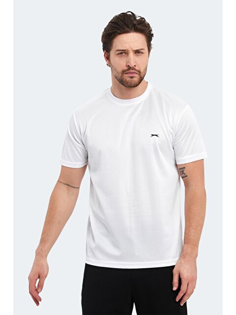 SLAZENGER OTAR Erkek Tişört Beyaz