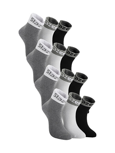 SLAZENGER JULL 12 li Set Erkek  Karışık Çorap - S000495875-23173