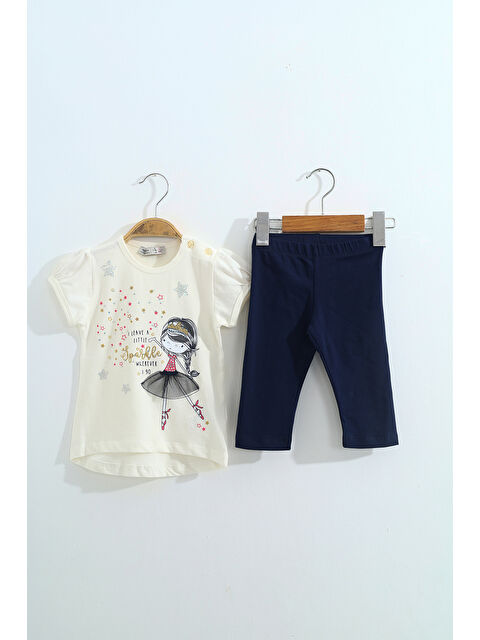 Toontoykids Kız Çocuk Pale Danslı Kız Baskılı Kaprili Takım - S000332852-19965