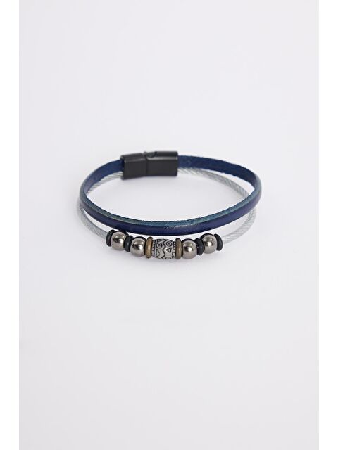 TUDORS Erkek Hakiki Deri Bileklik - S000520143-23173