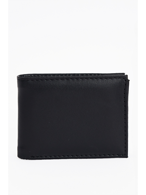 TUDORS Vegan Deri Erkek Siyah Cüzdan - S000520155-19351