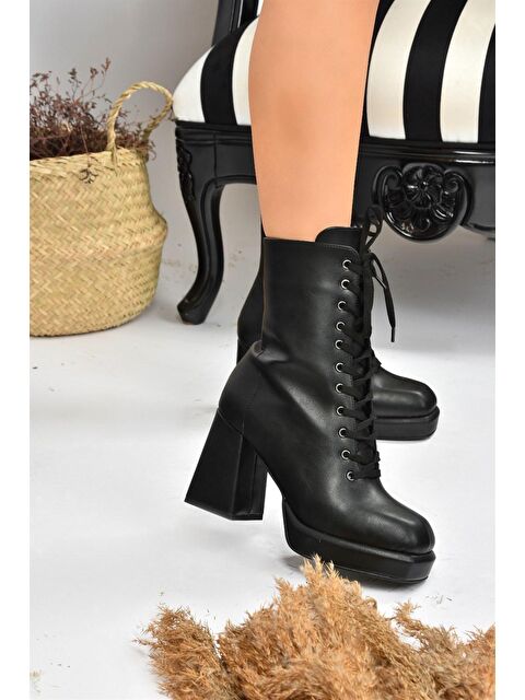 Fox Shoes L2821904 Siyah Kadın Bot - S000055075-19351