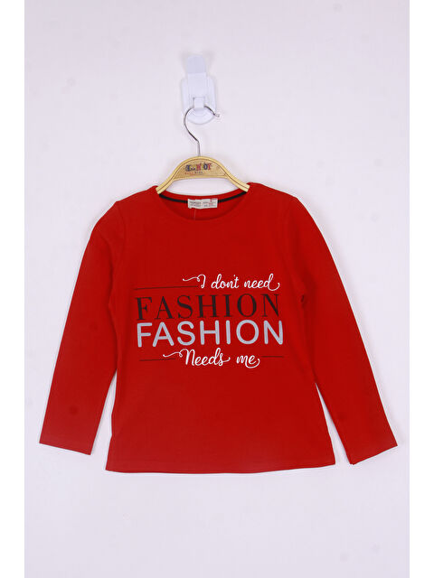 Toontoykids Kız Çocuk Fashion Baskılı Tişört - S000501953-20045