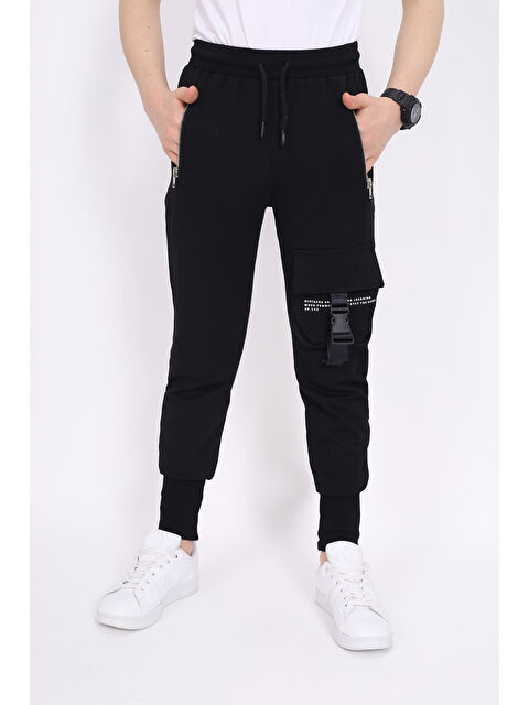 Toontoykids Erkek Çocuk Cep Baskılı Eşofman Alt - S000271904-19351