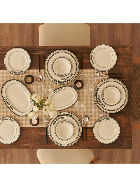 Bella Maison Bon Appetit 44 Parça Yemek Ve Kahvaltı Takımı Siyah - S000325693-19351