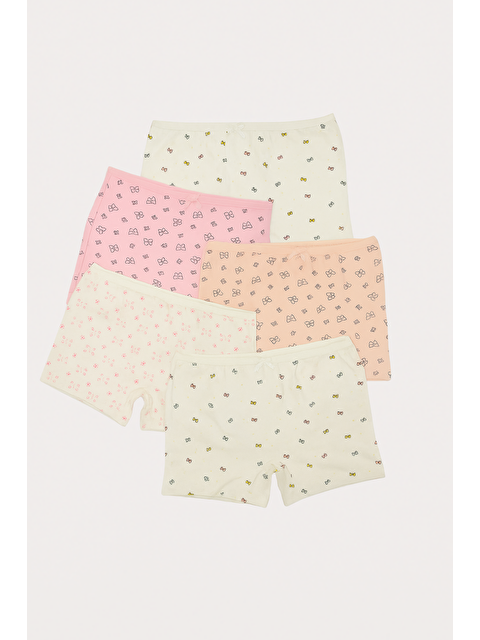 Katia And Bony Kız Çocuk Kelebek Desenli 5'Li Boxer - S000415163-23173
