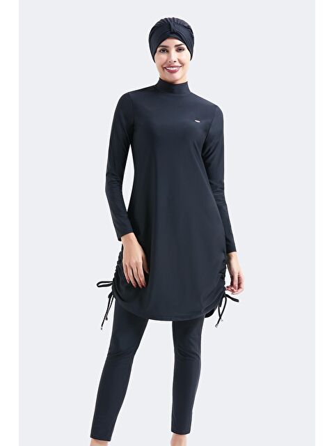 C&City Tam Kapalı 4 Lü Tesettür Mayo 4062 Siyah - S000215978-19351