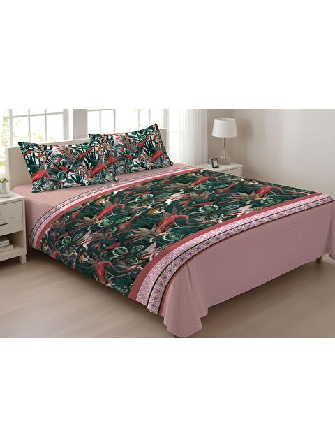 Evmila Desenli,Baskılı Çift Kişilik Baskılı Pike (200x220 Cm) - S000219784-23173