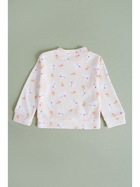 Fullamoda Ev Desenli Polar Unisex Çocuk Pijama Takımı - S000310681-20072