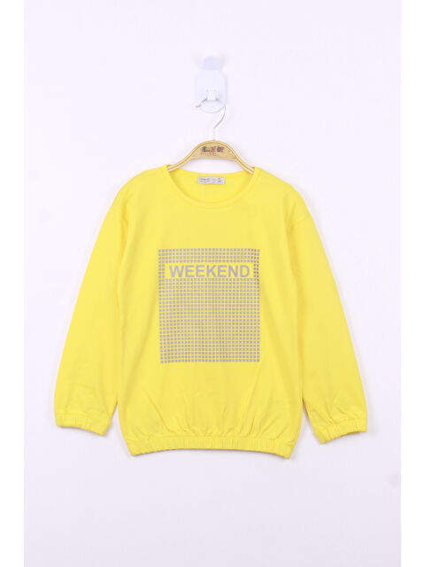 Toontoykids Kız Çocuk Weekend Baskılı Tişört - S000501954-20072