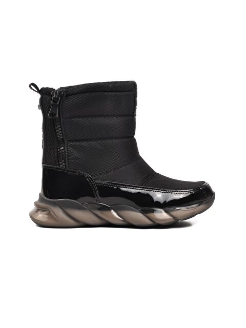 Ayakmod Lugo Siyah Rugan İçi Kürklü Kadın Kar Botu - S000124745-14430