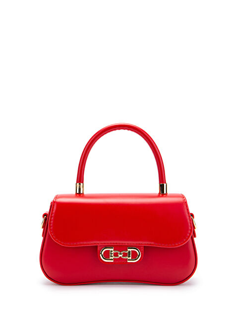 Minebag Kapaklı Baget Adel Çapraz Kadın Çanta Kırmızı - S000143369-20045