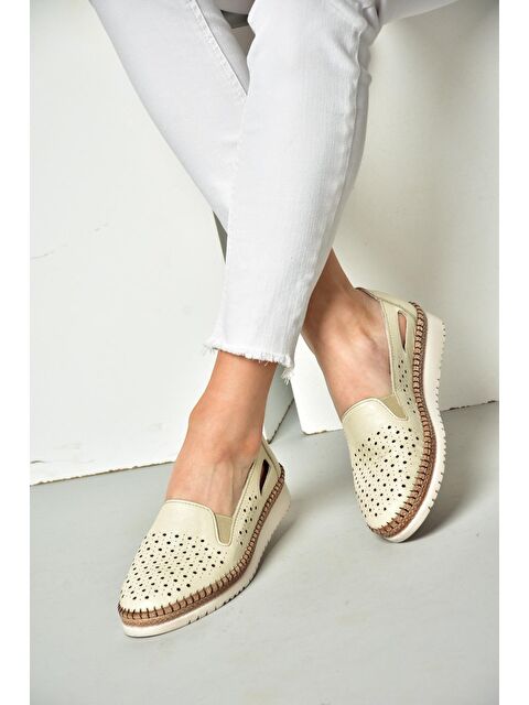 Fox Shoes P5555011 Bej Kadın Ayakkabı - S000114037-19928