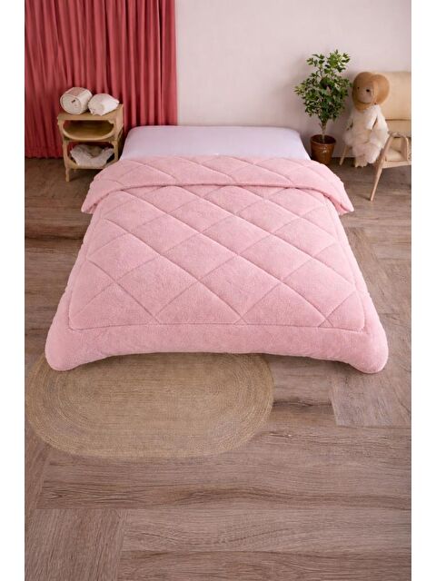 Çeyiz Diyarı Uyl Wellsoft 195x215 Cm Çift Kişilik Yorgan Pudra