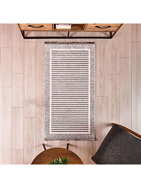 Evidea Soft Tuku Halı - Gri - 80x150 cm