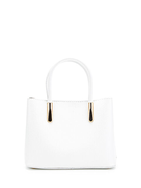 Minebag Gold Detaylı Gloria El Ve Omuz Kadın Çanta Beyaz - S000084103-37200