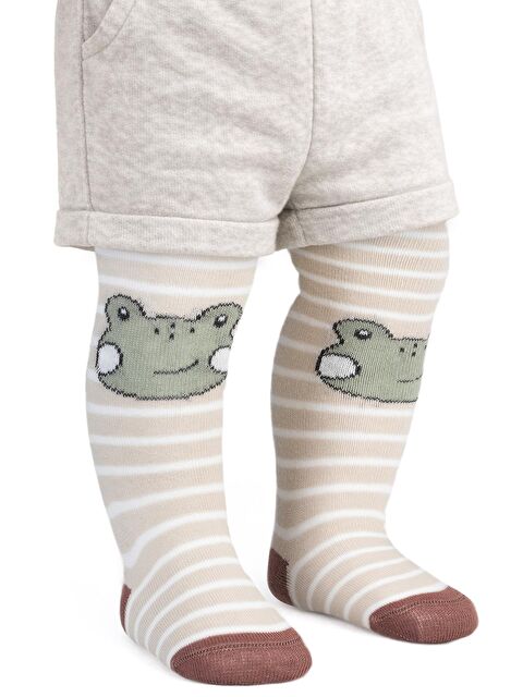 Civil Baby Frog 6- Bebek Erkek Külotlu Çorap - Yeşil 18 Ay - S000527897-18194
