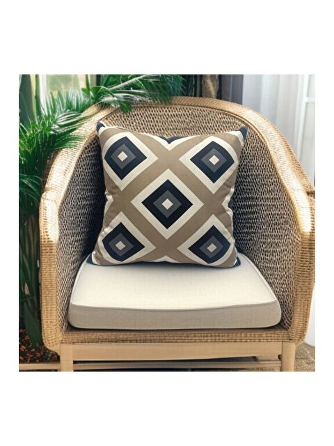 Asdiva Bohem Temalı Home Geometrik Desen Dekoratif Kırlent Kılıfı 43x43 - S000371546-19413