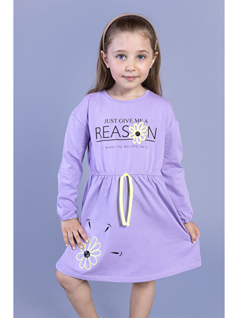Toontoykids Kız Çocuk Baskılı Elbise - S000268274-17878