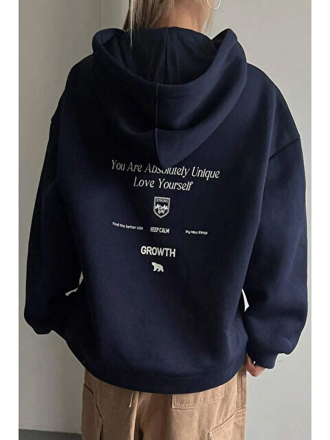 uyguntarz Calm Baskılı Oversize Sweatshirt - S000268283-21164