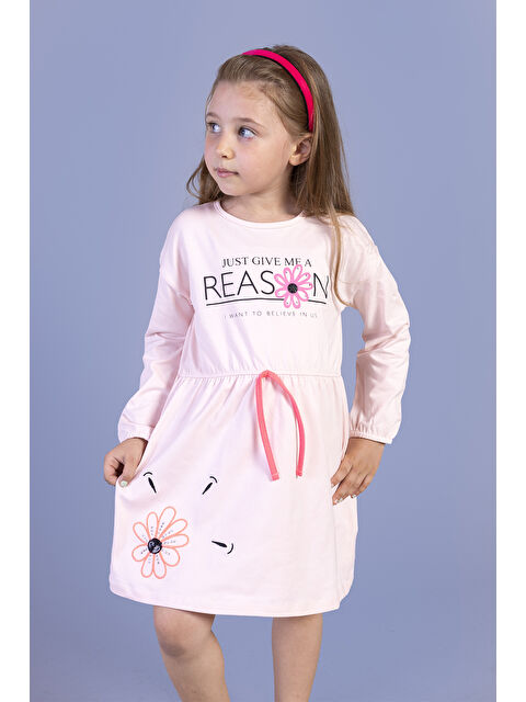 Toontoykids Kız Çocuk Baskılı Elbise - S000268274-7152