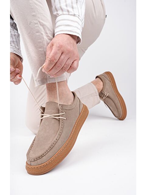 Muggo SANCHEZ Klasik Hakiki Deri Günlük Ortopedik Erkek Casual Ayakkabı - S000346965-12