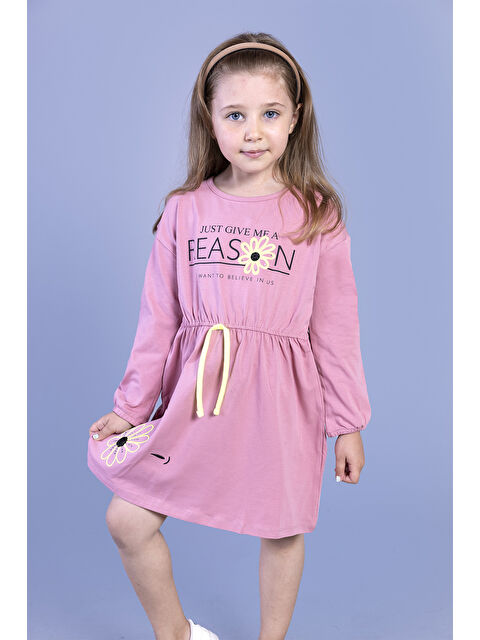 Toontoykids Kız Çocuk Baskılı Elbise - S000268274-20028
