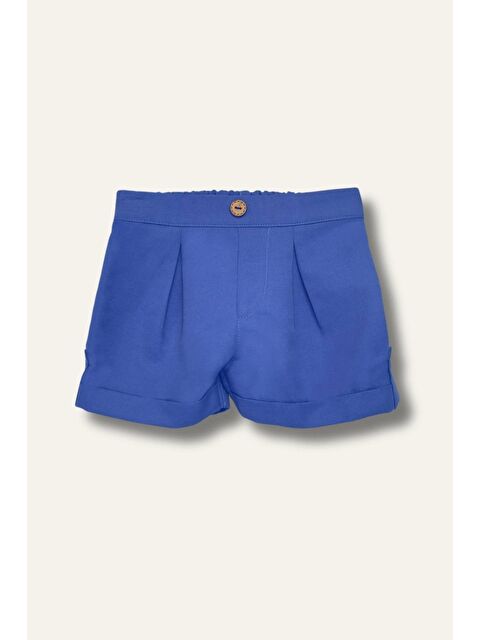 MİNİNİO Erkek Çocuk  Cep Detaylı Gabardin Şort - Sax - S000362694-23710