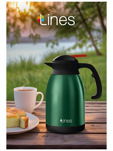 Lines Copper Paslanmaz Çelik 2 Litre Termos YEŞİL - S000305178-18194