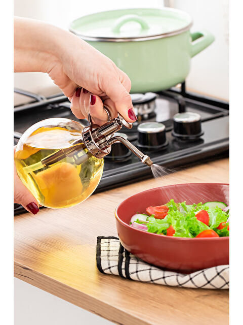 Perotti 15729 350 Ml Cam Yağlık Sirkelik Yağdanlık Şişesi Pembe - S000383885-20422