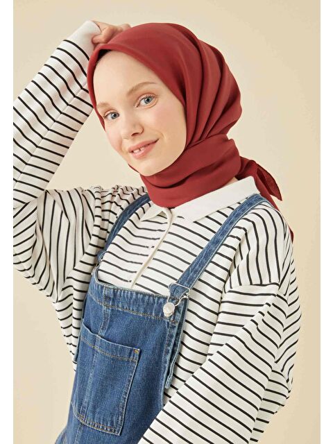 Fresh Scarfs Pamuk İpek Eşarp Vısne - S000423033-877