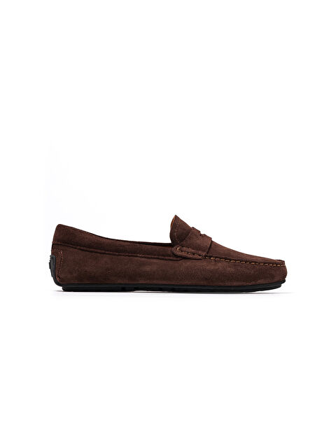 John May Erkek Loafer OG-570 Kahve Süet