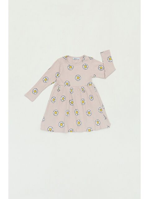 Fullamoda Çiçekli Fitilli Kız Çocuk Elbise - S000274648-29705